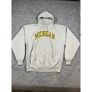 Vintage Steve & Barry's Men 2XL Heathered Gray Michigan Wolverines Football NCAA